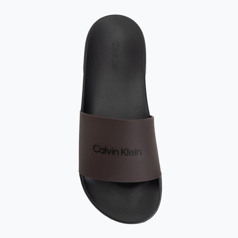 Pánske šľapky Calvin Klein HM0HM02107 EssMonobrand black/bordeaux 5