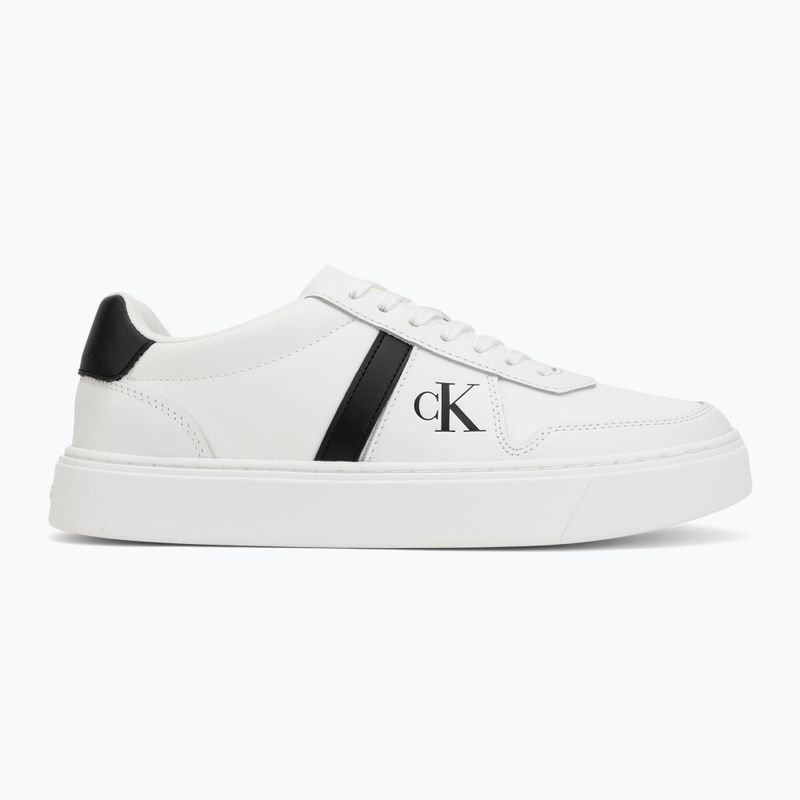 Pánske topánky Calvin Klein HM0HM02237 Classic Cups Lace Leather EMB Tongue bright white/black 2