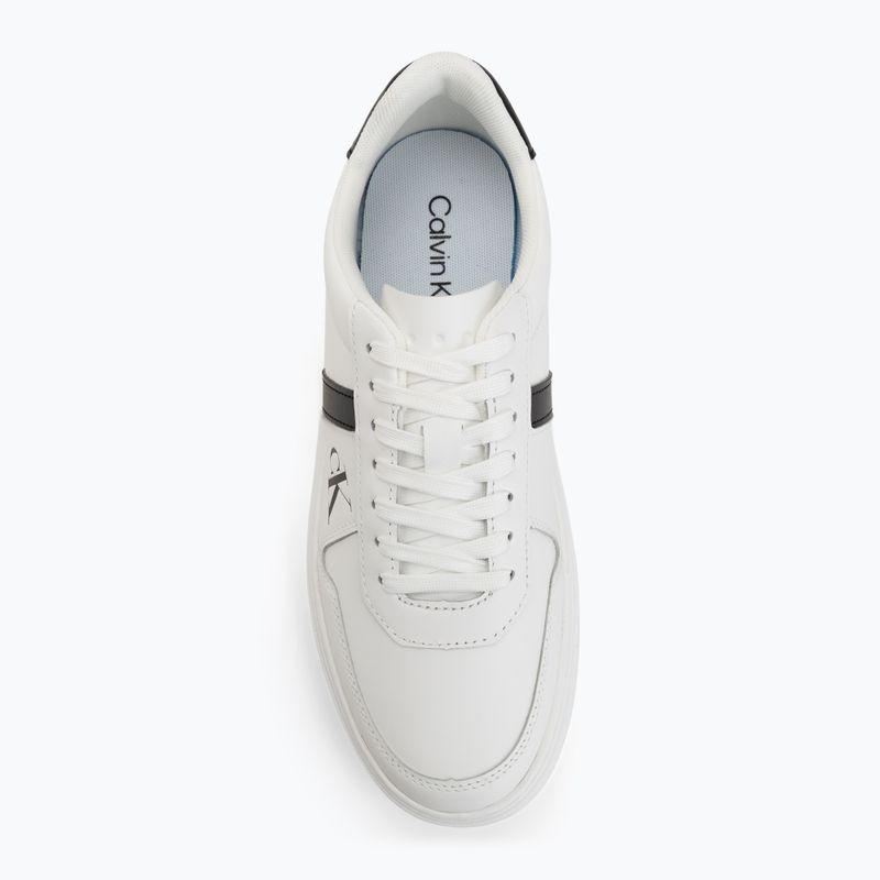 Pánske topánky Calvin Klein HM0HM02237 Classic Cups Lace Leather EMB Tongue bright white/black 5