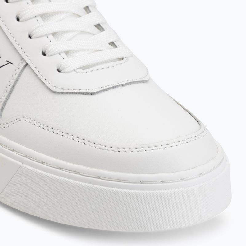 Pánske topánky Calvin Klein HM0HM02237 Classic Cups Lace Leather EMB Tongue bright white/black 7