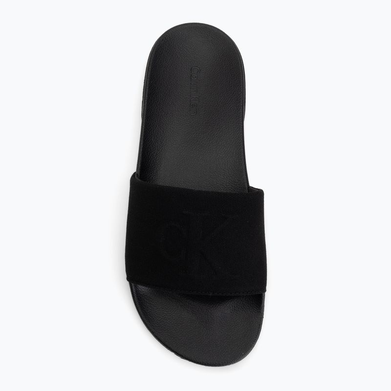 Pánske šľapky Calvin Klein Ess Monogram triple black 5