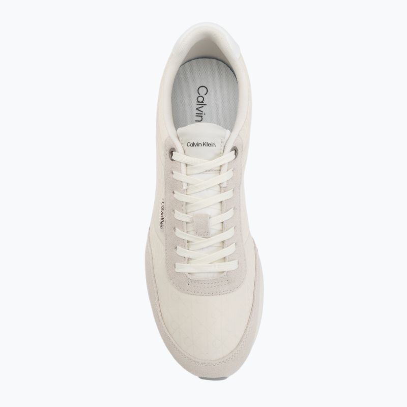 Pánske topánky Calvin Klein HM0HM02140 Retro Runner Ripstop Aop marshmallow/bright white 5
