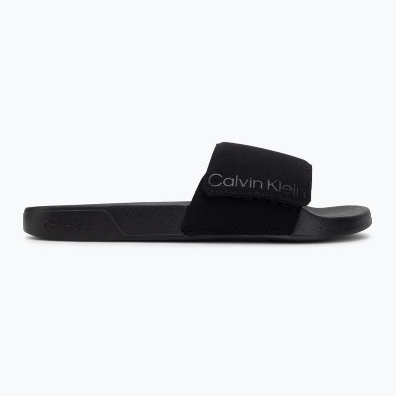 Pánske šľapky Calvin Klein HM0HM02115 Ess Monobrand triple black 2