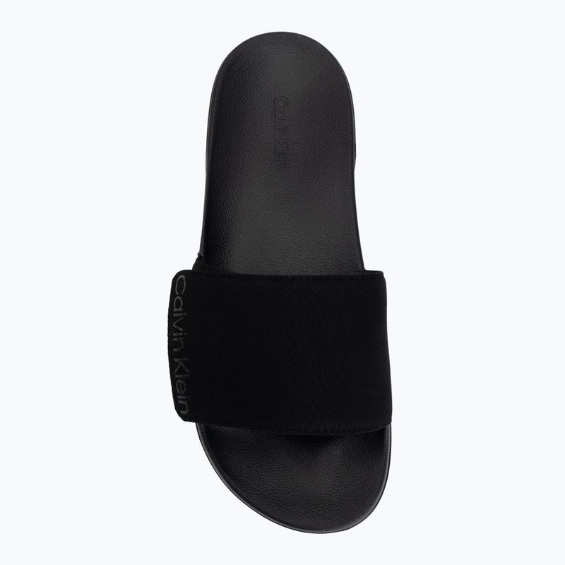 Pánske šľapky Calvin Klein HM0HM02115 Ess Monobrand triple black 5