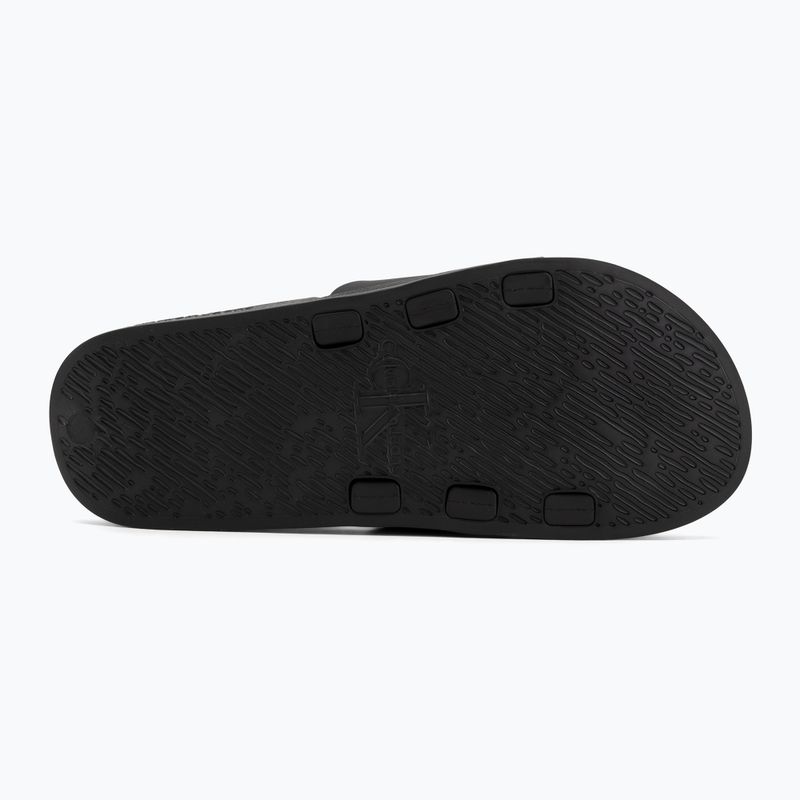 Pánske šľapky Calvin Klein HM0HM02229 Ess Rubber Neoprene triple black 4
