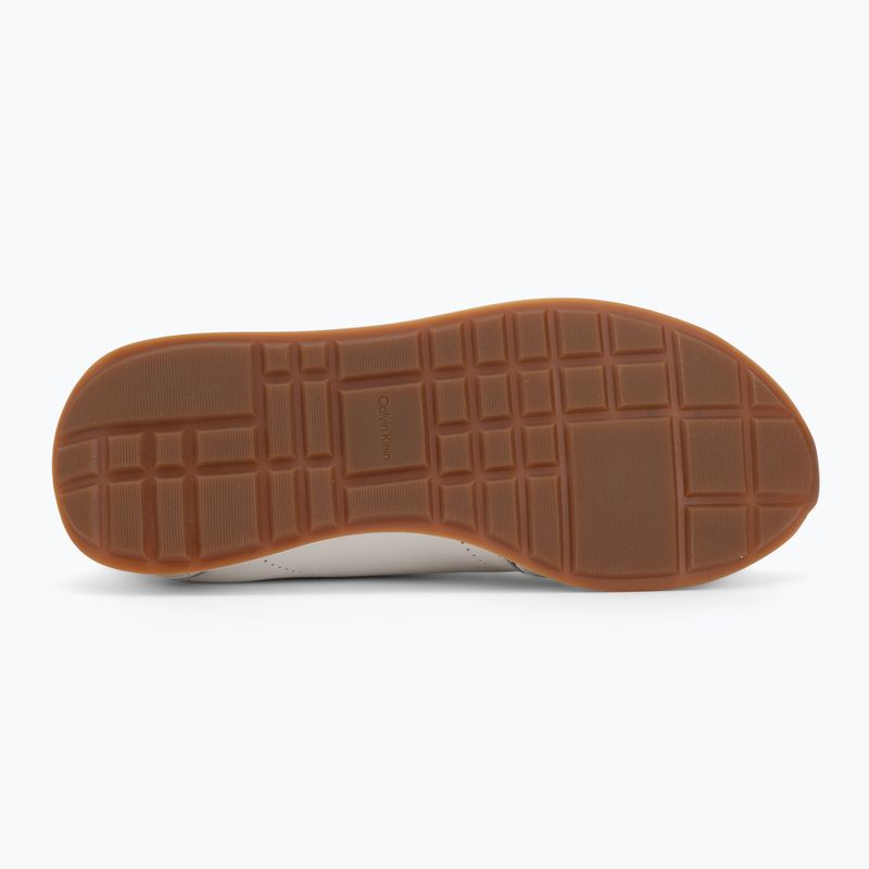 Dámske topánky Calvin Klein HW0HW02994 Retro Runner Sock Patch Leather bright white/black 4