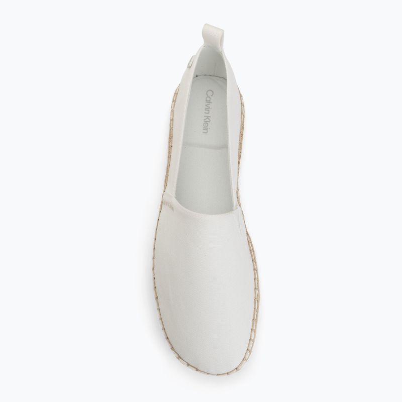 Dámske espadrilky Calvin Klein HW0HW02931 Oblique Canvas Off White 5