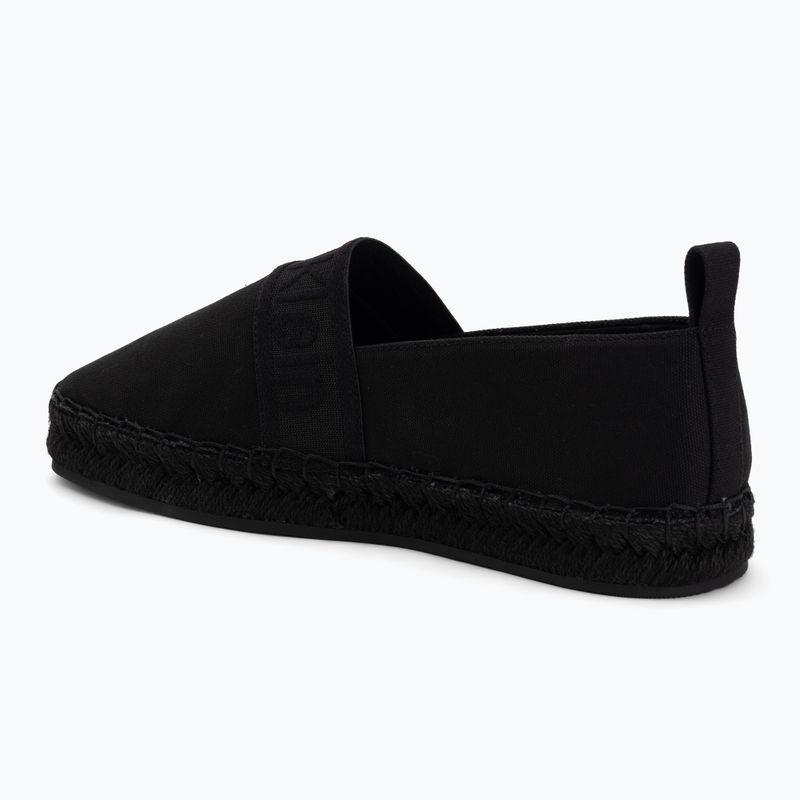 Dámske espadrilky Calvin Klein HW0HW02934 Oblique Webbing Triple Black 3