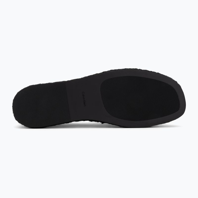 Dámske espadrilky Calvin Klein HW0HW02934 Oblique Webbing Triple Black 4