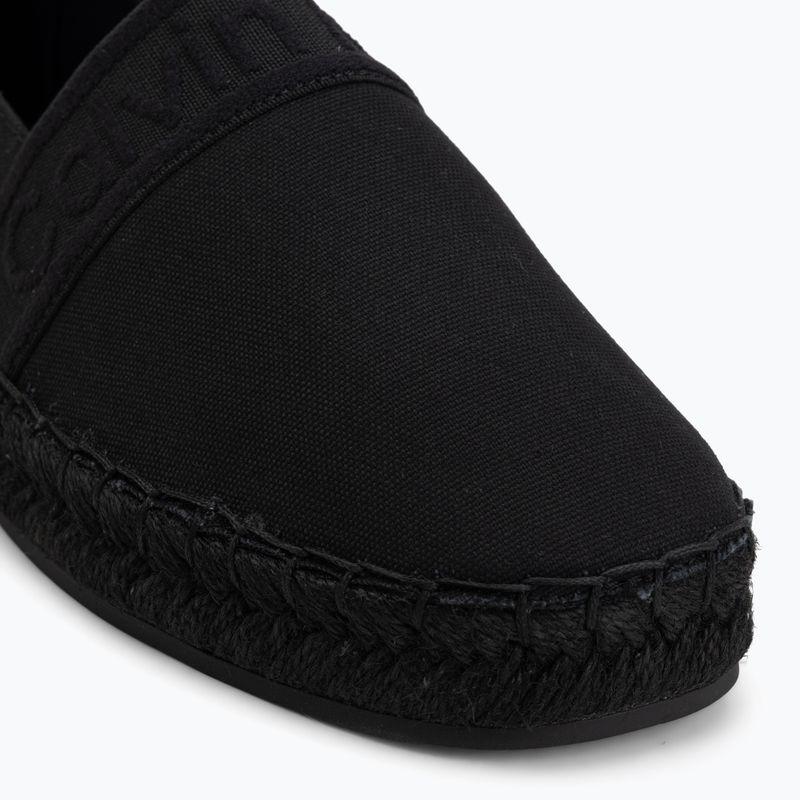 Dámske espadrilky Calvin Klein HW0HW02934 Oblique Webbing Triple Black 7