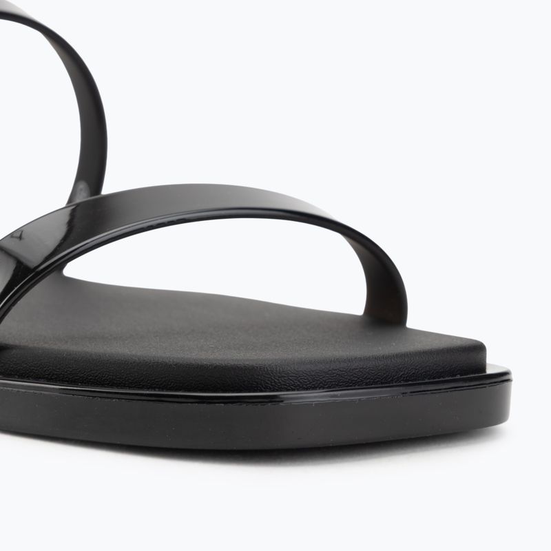 Dámske šľapky Calvin Klein HW0HW02963 Jelly Doub Bar Shiny triple black 7