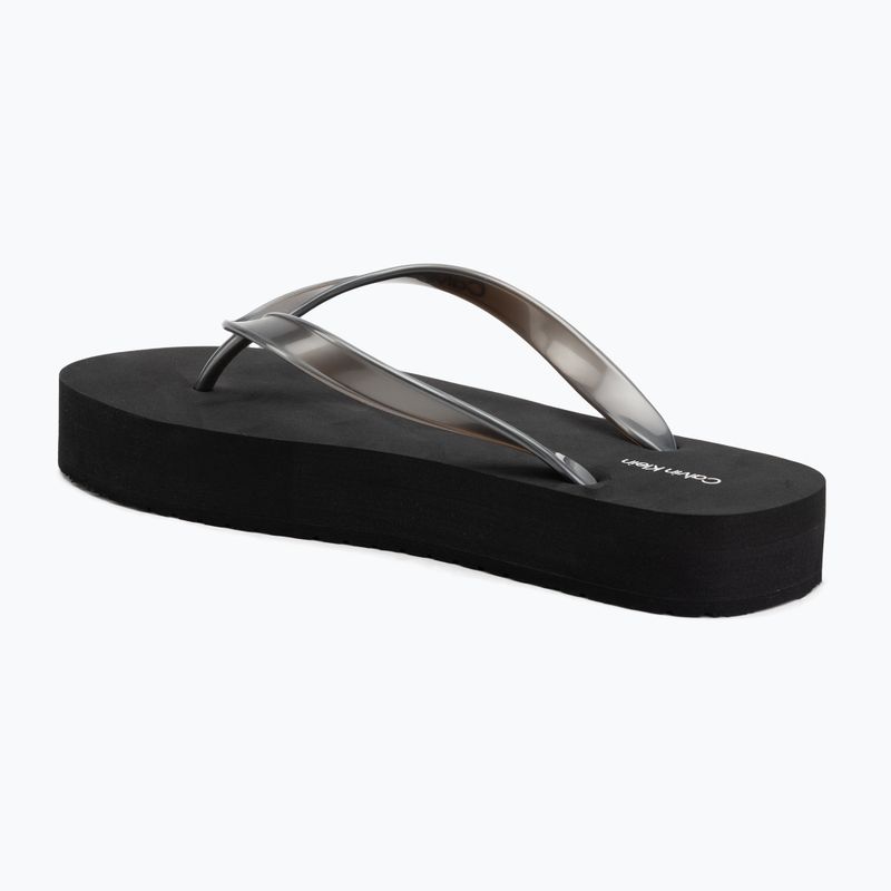 Dámske žabky Calvin Klein HW0HW03120 Flatform triple black 3