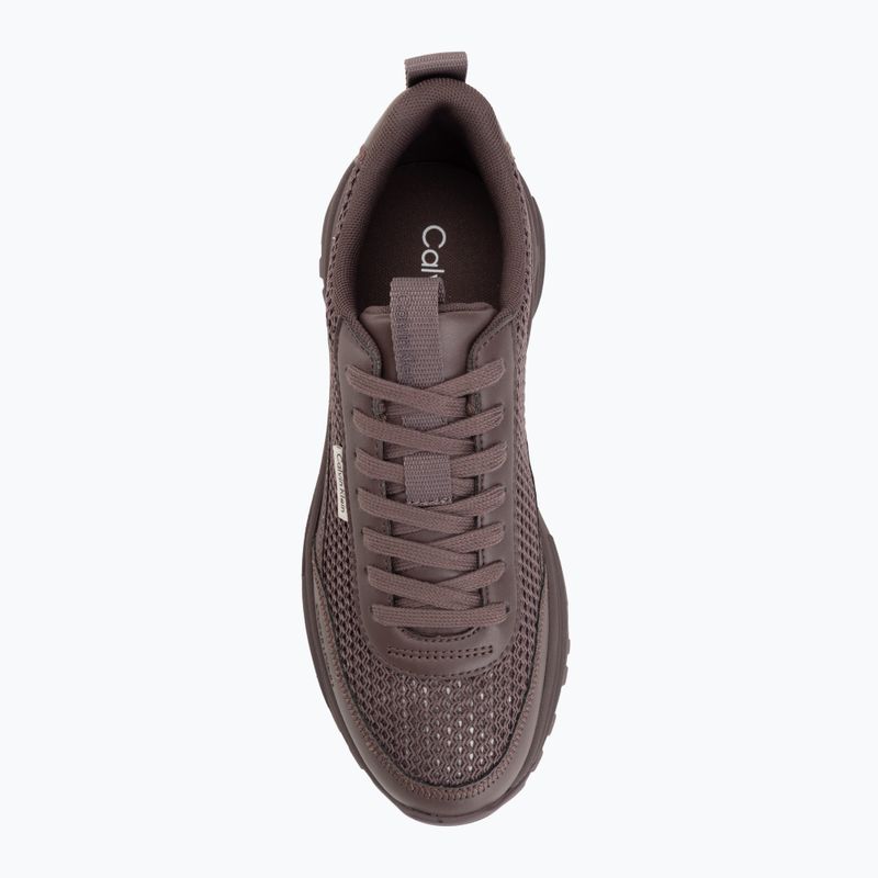 Dámske topánky Calvin Klein HW0HW03000 Hike Runner Lup Lin Mesh peppercorn 5