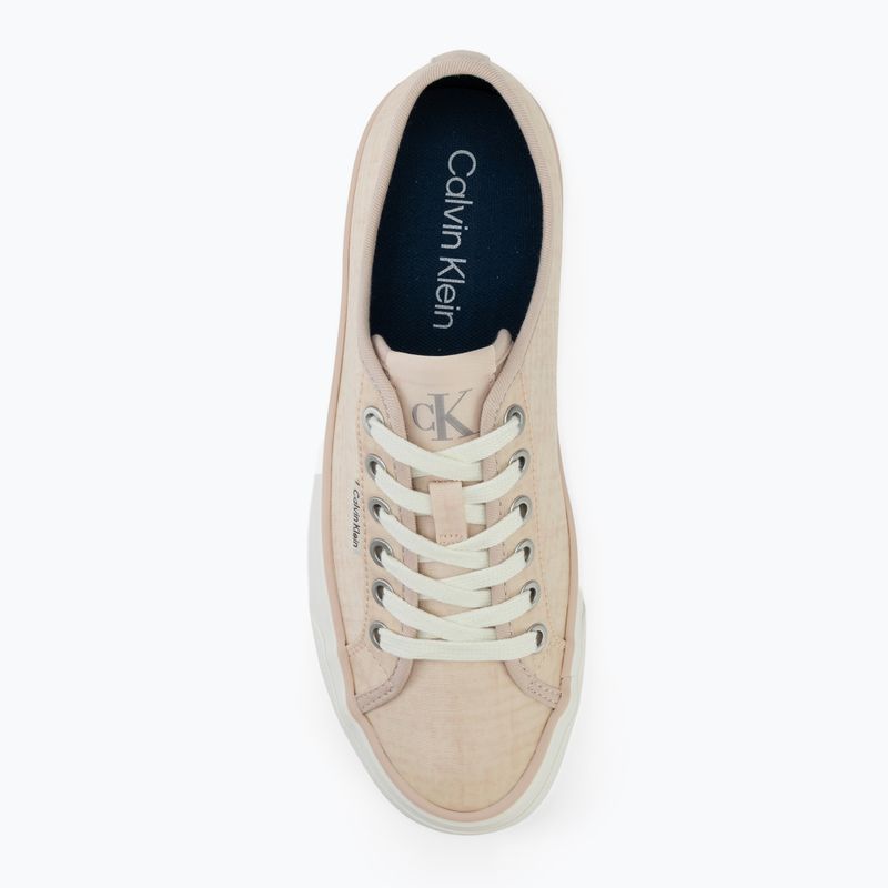 Dámske topánky Calvin Klein HW0HW02970 Vulc Flatf Laceup Ripst whisper pink/key largo 5