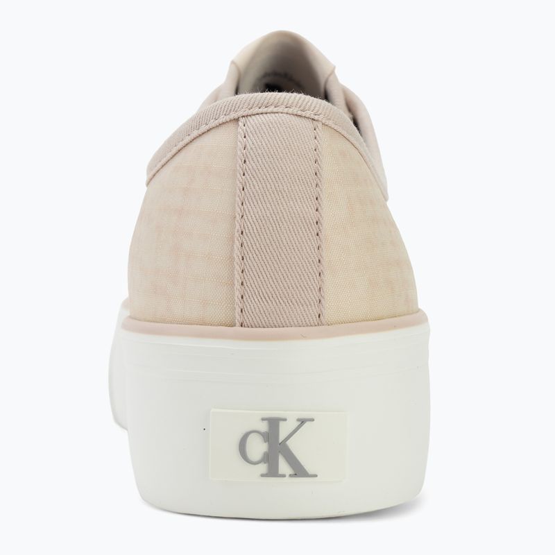 Dámske topánky Calvin Klein HW0HW02970 Vulc Flatf Laceup Ripst whisper pink/key largo 6