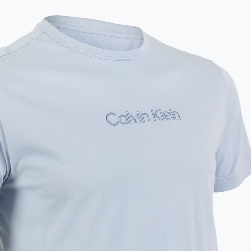 Pánske pyžamo Calvin Klein LV00NM2900 breezy blue top w/diamond logo 5