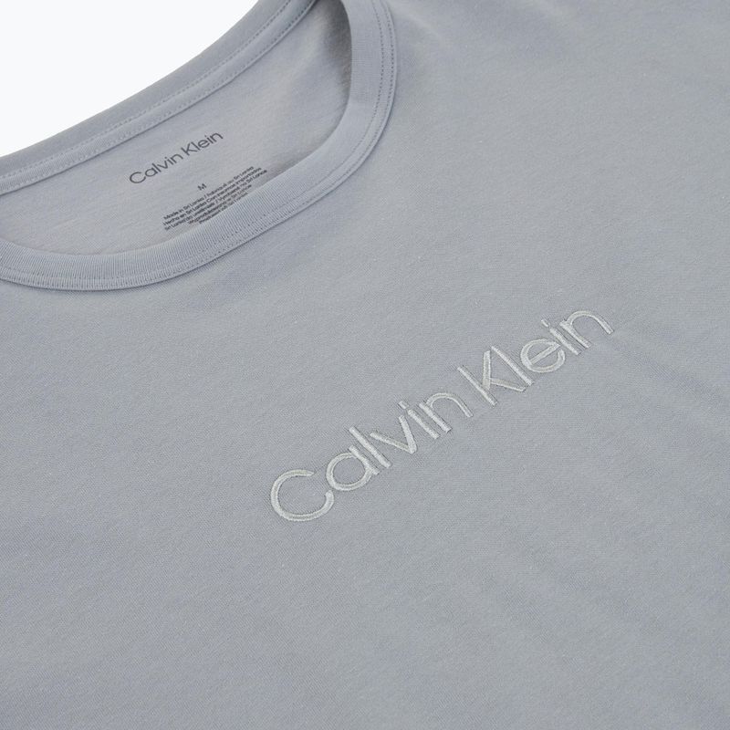 Pánske pyžamo Calvin Klein LV00NM2900 misty grey top /diamond logo misty 5
