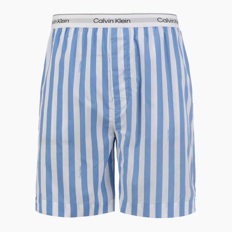 Pánske pyžamo Calvin Klein LV00NM2903 classic white top/vertical boardway 6