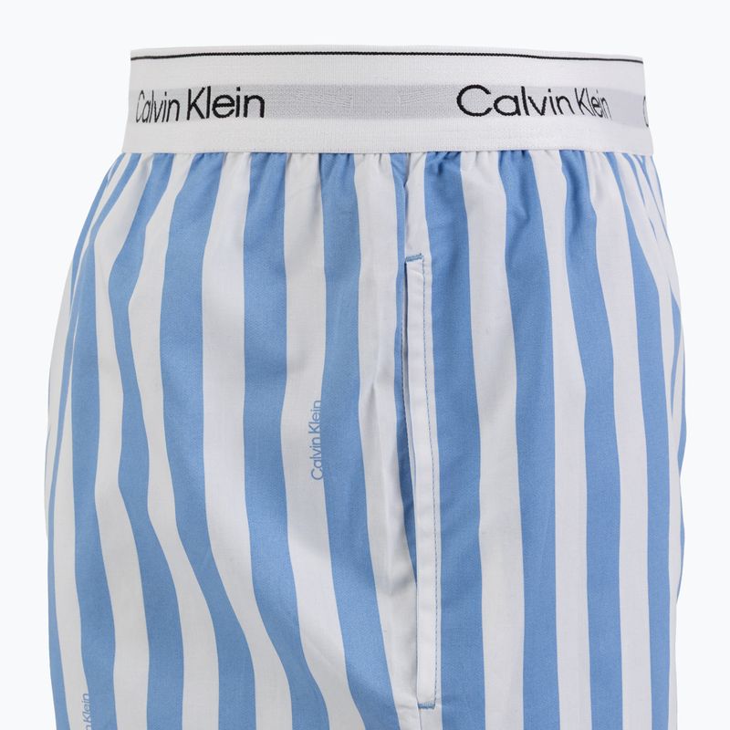 Pánske pyžamo Calvin Klein LV00NM2903 classic white top/vertical boardway 8