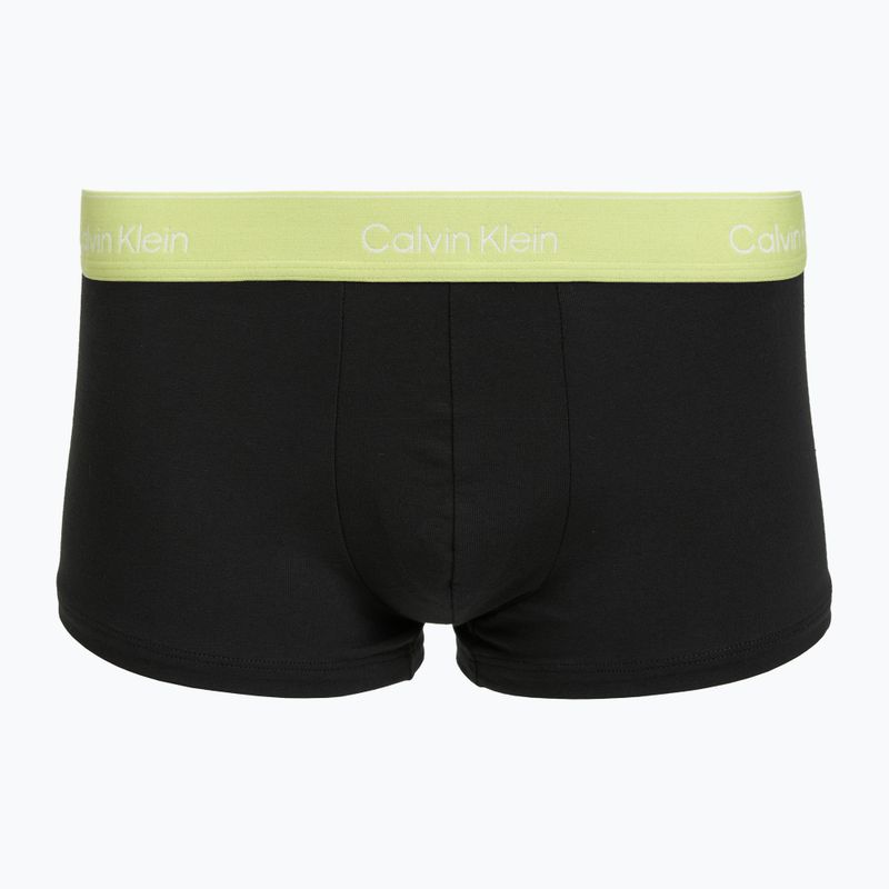 Pánske boxerky Calvin Klein LV00NB4390 Low Rise Trunk 5 páry black wb/blue descent wb/green bi/kahki 3