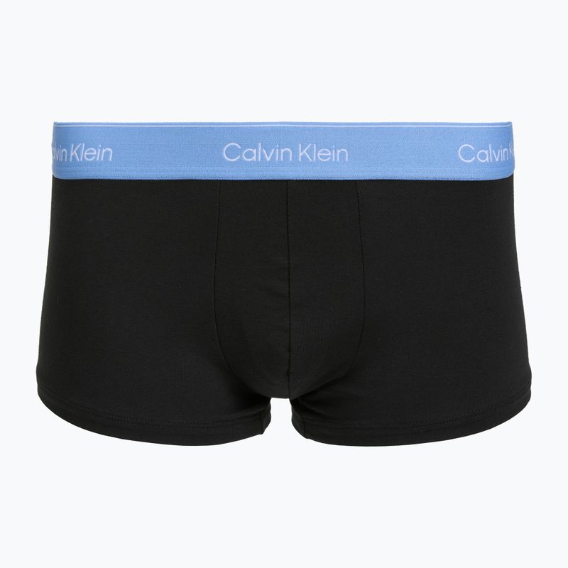 Pánske boxerky Calvin Klein LV00NB4390 Low Rise Trunk 5 páry black wb/blue descent wb/green bi/kahki 4