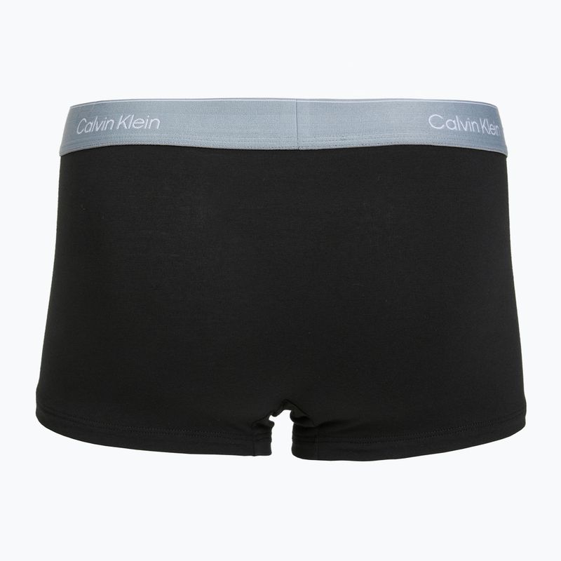 Pánske boxerky Calvin Klein LV00NB4390 Low Rise Trunk 5 páry black wb/blue descent wb/green bi/kahki 7