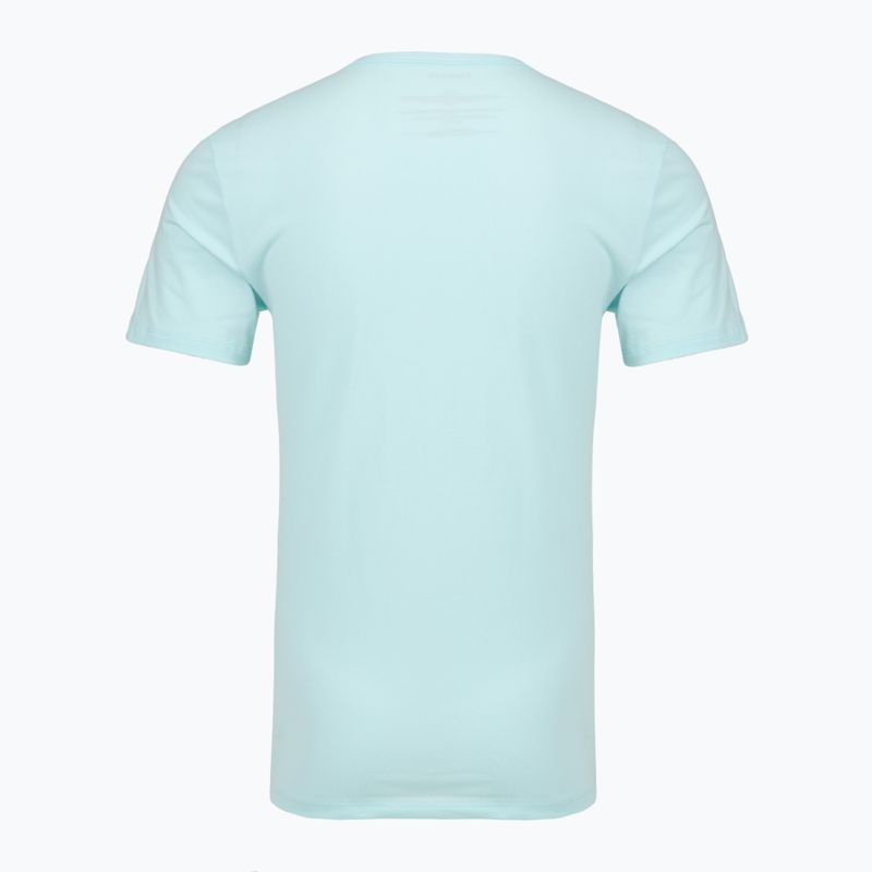 Pánske tričko Calvin Klein LV00NB4185 Crew Neck 3 pcs. black in sea spray emb/sea spray in 3