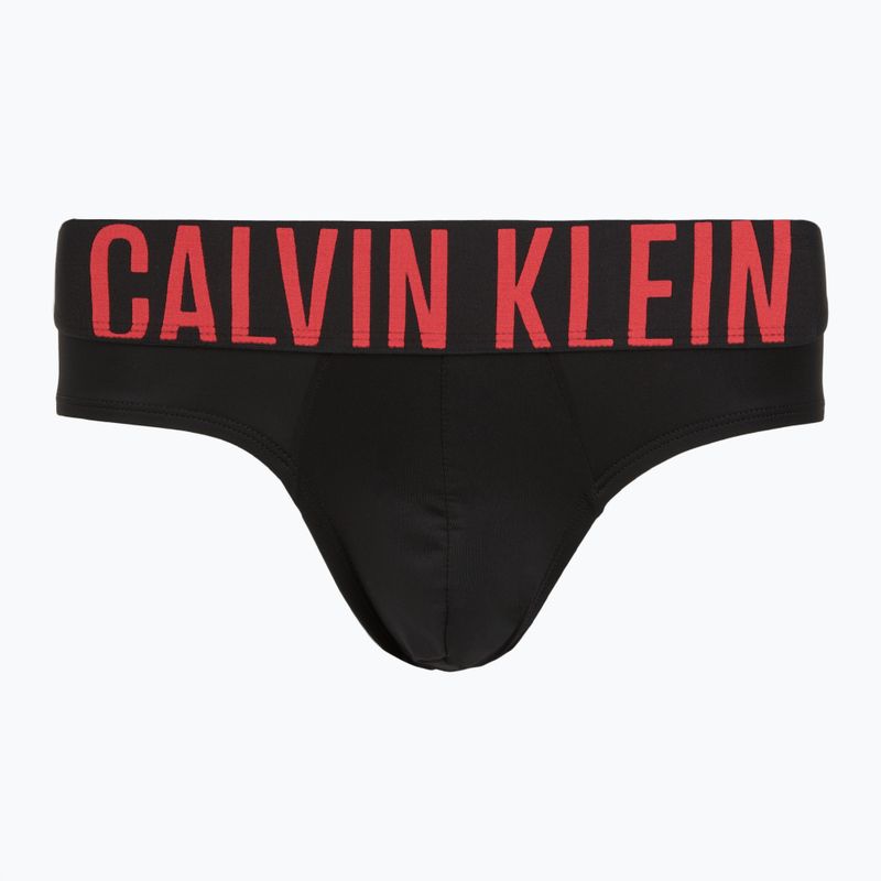 Pánske slipy Calvin Klein 000NB3610A Hip Brief 3 pairs black w/ombre blue logo/black w/c 6