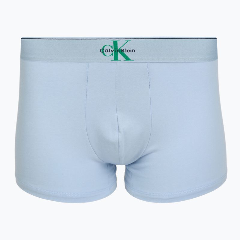 Pánske boxerky Calvin Klein LV00NB4472 Trunk 3 pairs shoreline/mardi gras green/cent s 2