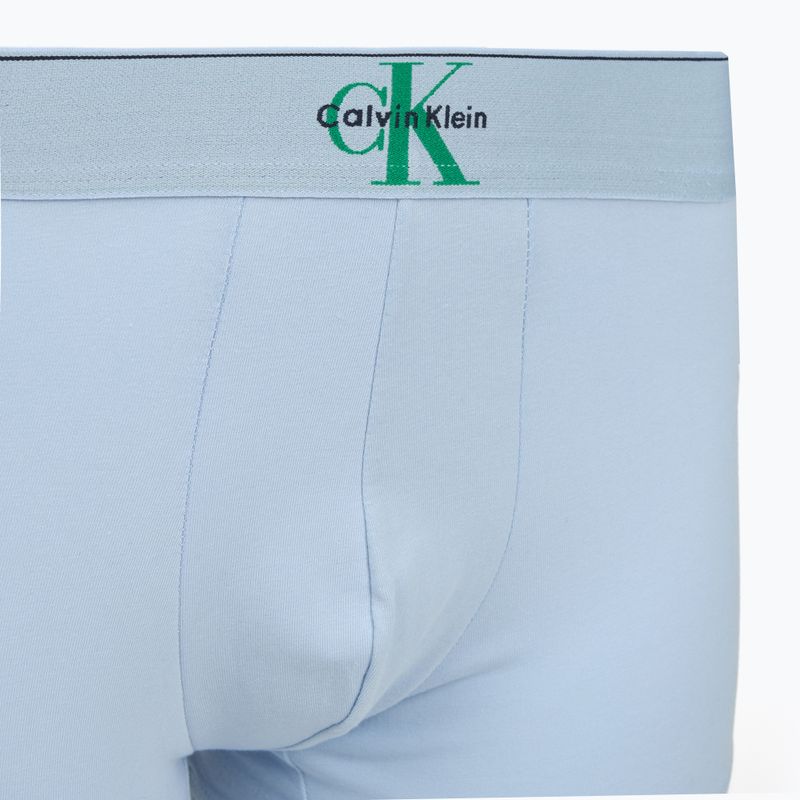 Pánske boxerky Calvin Klein LV00NB4472 Trunk 3 pairs shoreline/mardi gras green/cent s 6