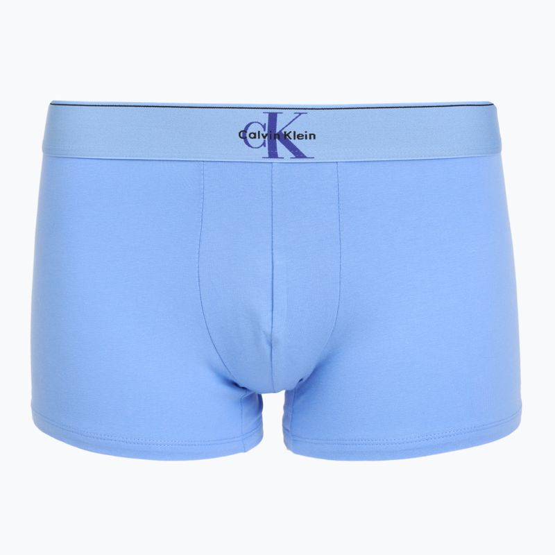 Pánske boxerky Calvin Klein LV00NB4472 Trunk 3 pairs black w/blue river fog/blue river 2