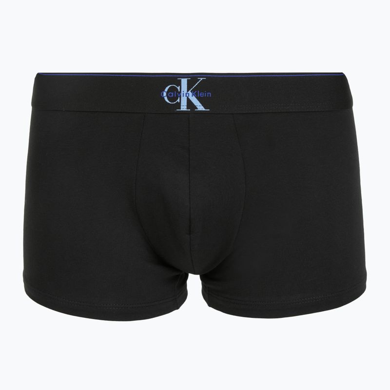 Pánske boxerky Calvin Klein LV00NB4472 Trunk 3 pairs black w/blue river fog/blue river 6
