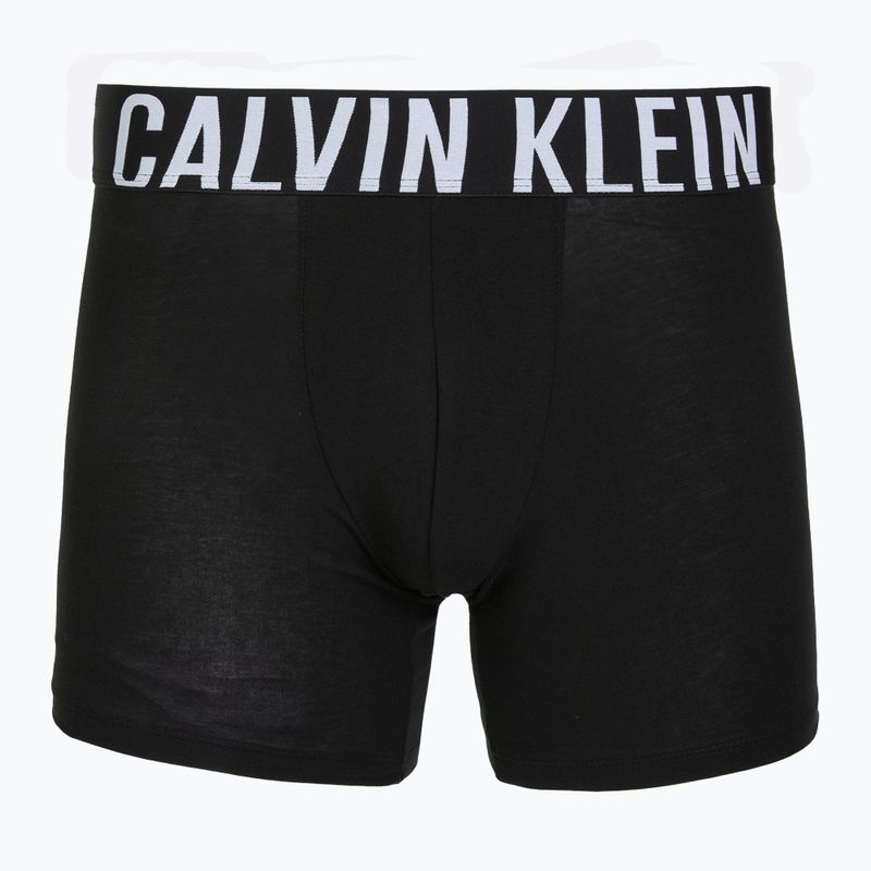 Boxerky Calvin Klein 000NB3609A Boxer Brief 3 pairs black w/harbor mist logo/black w 6