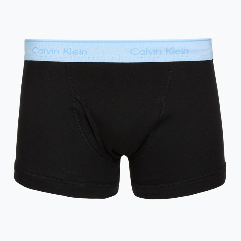Boxerky Calvin Klein LV00NB1897 Trunk 5 par black bodies w/black/misty grey/purple 2