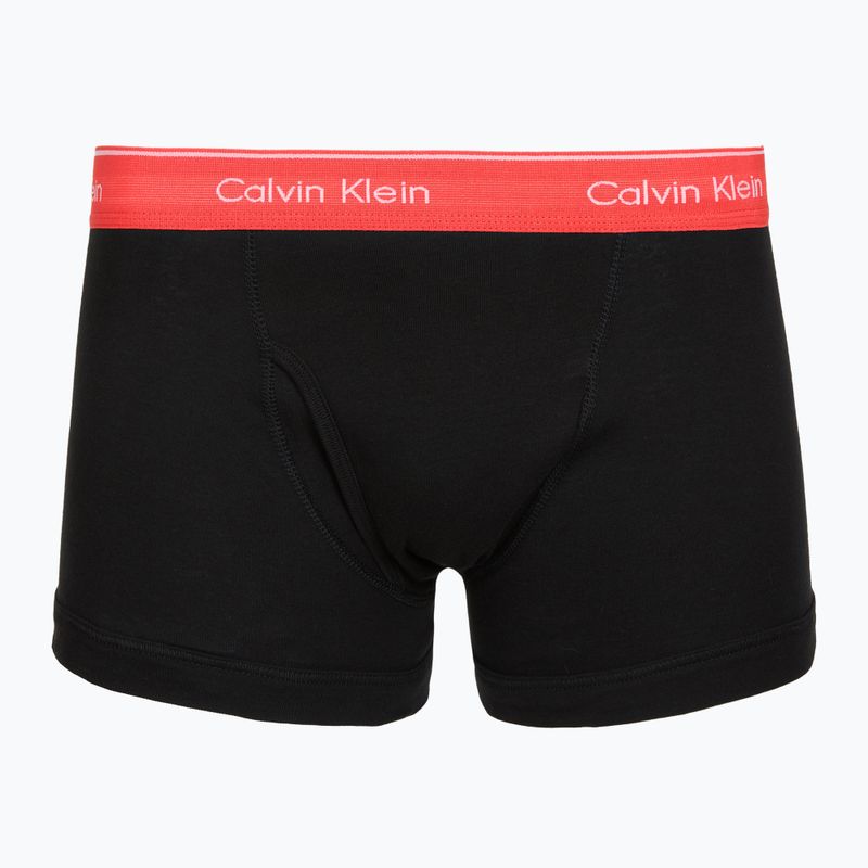 Boxerky Calvin Klein LV00NB1897 Trunk 5 par black bodies w/black/misty grey/purple 5