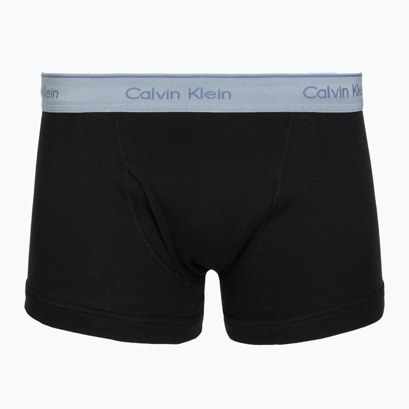 Boxerky Calvin Klein LV00NB1897 Trunk 5 par black bodies w/black/misty grey/purple 6