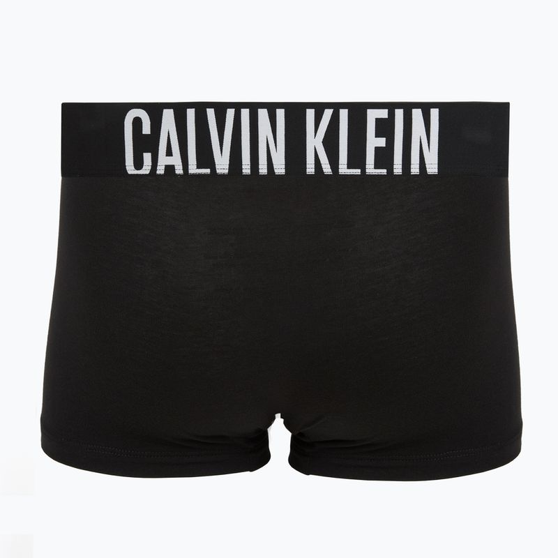 Pánske boxerky Calvin Klein 000NB3608A Trunk 3 pairs black with harbor mist logo/ black with 4