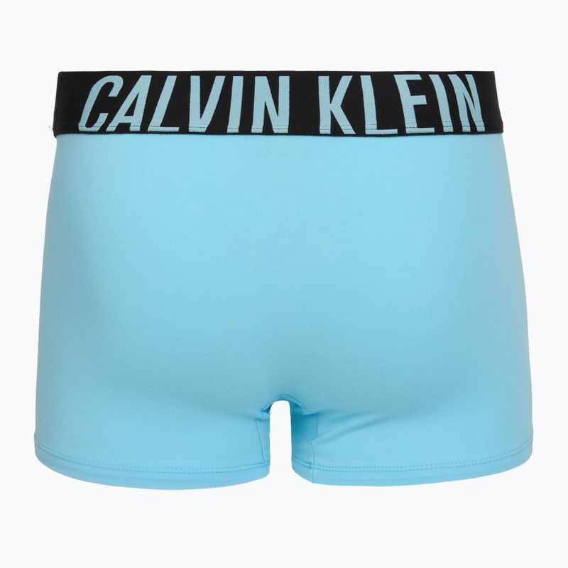 Pánske boxerky Calvin Klein 000NB3608A Trunk 3 páry harbor mist/black/chilly blue 3