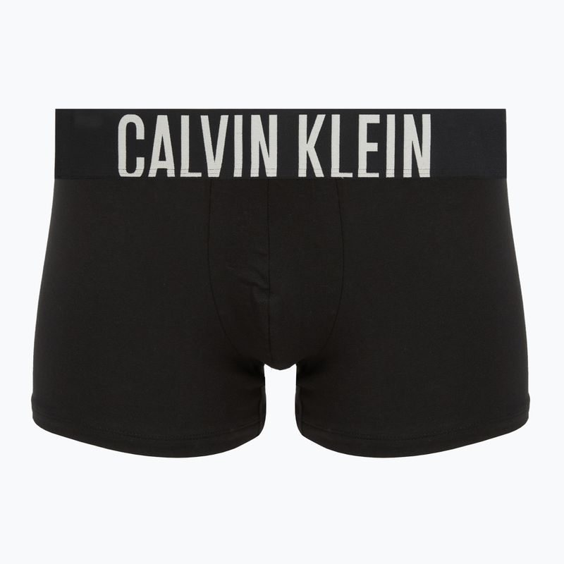 Boxerky Calvin Klein 000NB3609A Boxer Brief 3 pairs black w/oatmeal logo/black w/age 2