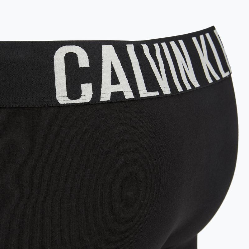 Boxerky Calvin Klein 000NB3609A Boxer Brief 3 pairs black w/oatmeal logo/black w/age 6