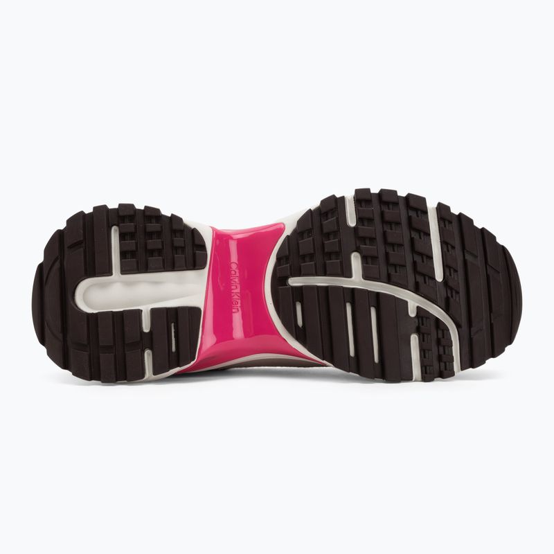 Dámske topánky Calvin Klein YW0YW02075 Hike Runner MG Nylon Mix chateau/silver mink/pink 4