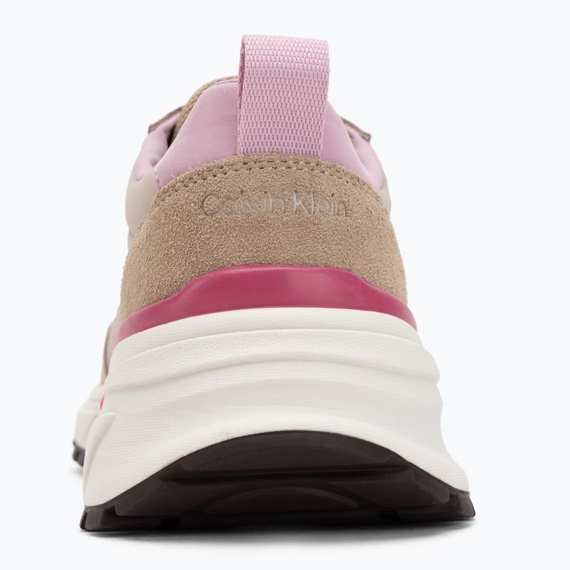 Dámske topánky Calvin Klein YW0YW02075 Hike Runner MG Nylon Mix chateau/silver mink/pink 6