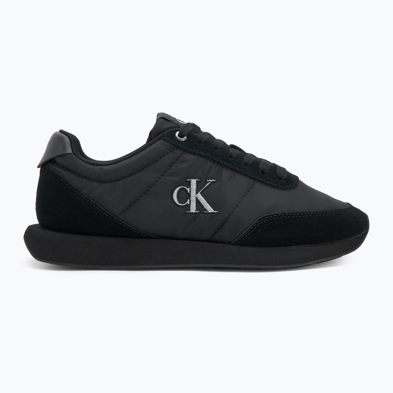 Pánske topánky Calvin Klein YM0YM01361 Retro Runner Essential MIX MAT triple black 2