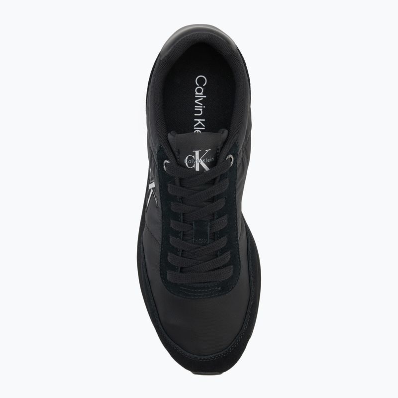 Pánske topánky Calvin Klein YM0YM01361 Retro Runner Essential MIX MAT triple black 5
