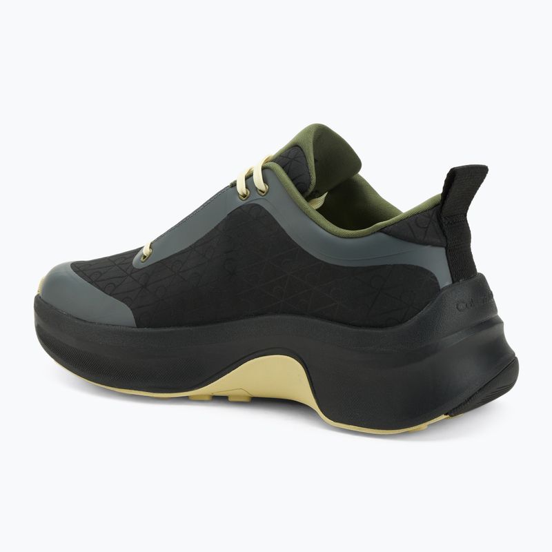 Pánske topánky Calvin Klein YM0YM01456 Chunky Runner Lace Up Mix Aop black/medieval forest/coal/lime 3