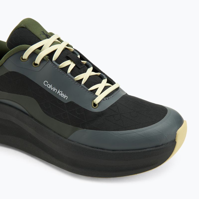 Pánske topánky Calvin Klein YM0YM01456 Chunky Runner Lace Up Mix Aop black/medieval forest/coal/lime 7