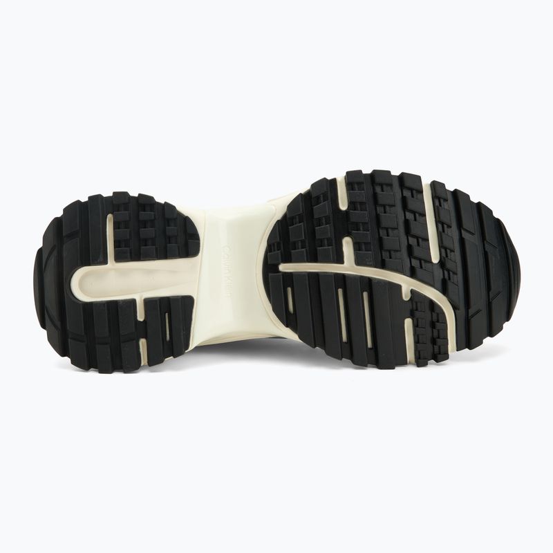 Dámske topánky Calvin Klein YW0YW02063 Hike Runner Lace Up Mesh Mix silver/black/bright white 4