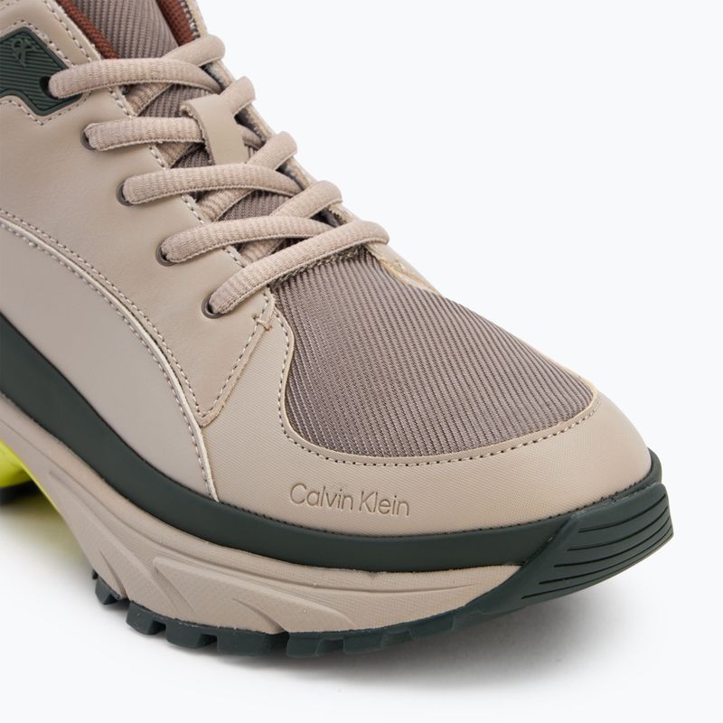 Pánske topánky Calvin Klein YM0YM01418 Hike Runner Mid Laceup Tech Mix desert taupe/smog/sorrel/thyme 7