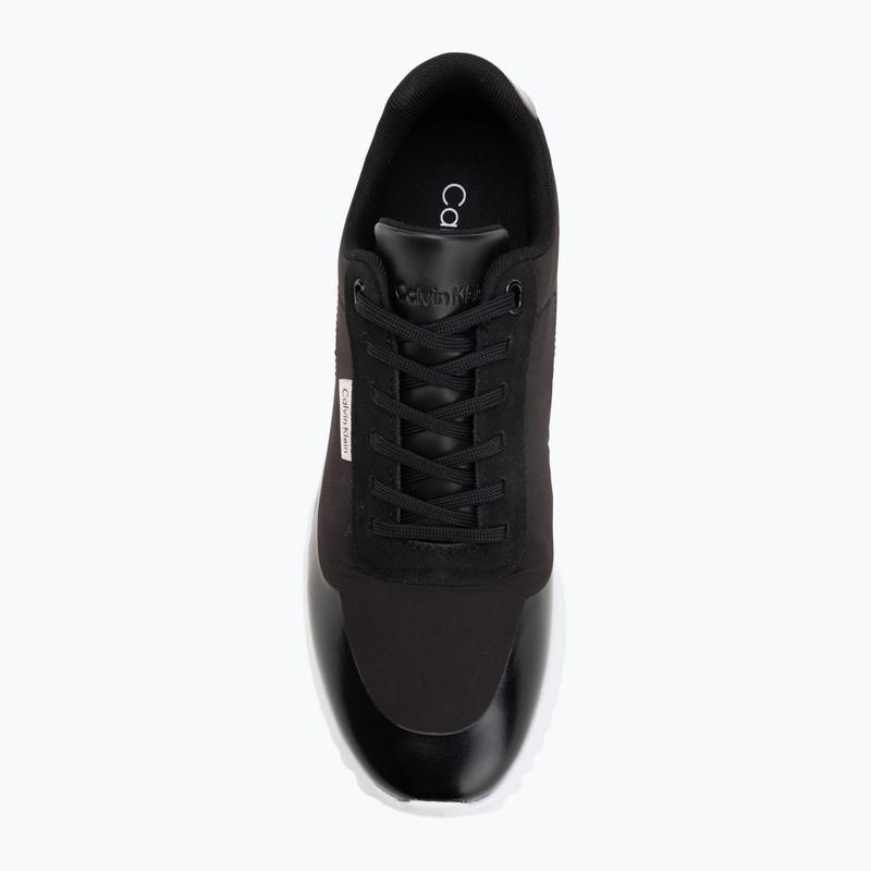 Dámske topánky Calvin Klein YW0YW02016 Eva Runner Lace Up Mat Mix 0GN black/gun metal 5