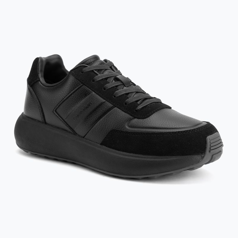 Pánske topánky Calvin Klein HM0HM02033 City Runner Laceup Tape Leather triple black